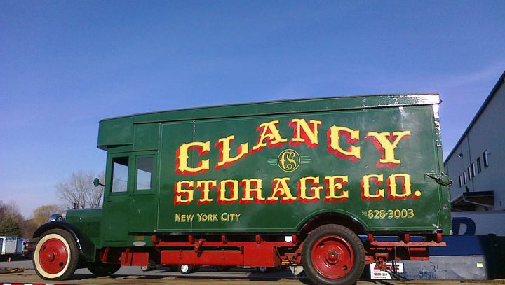 Clancy Storage Co. vintage moving van